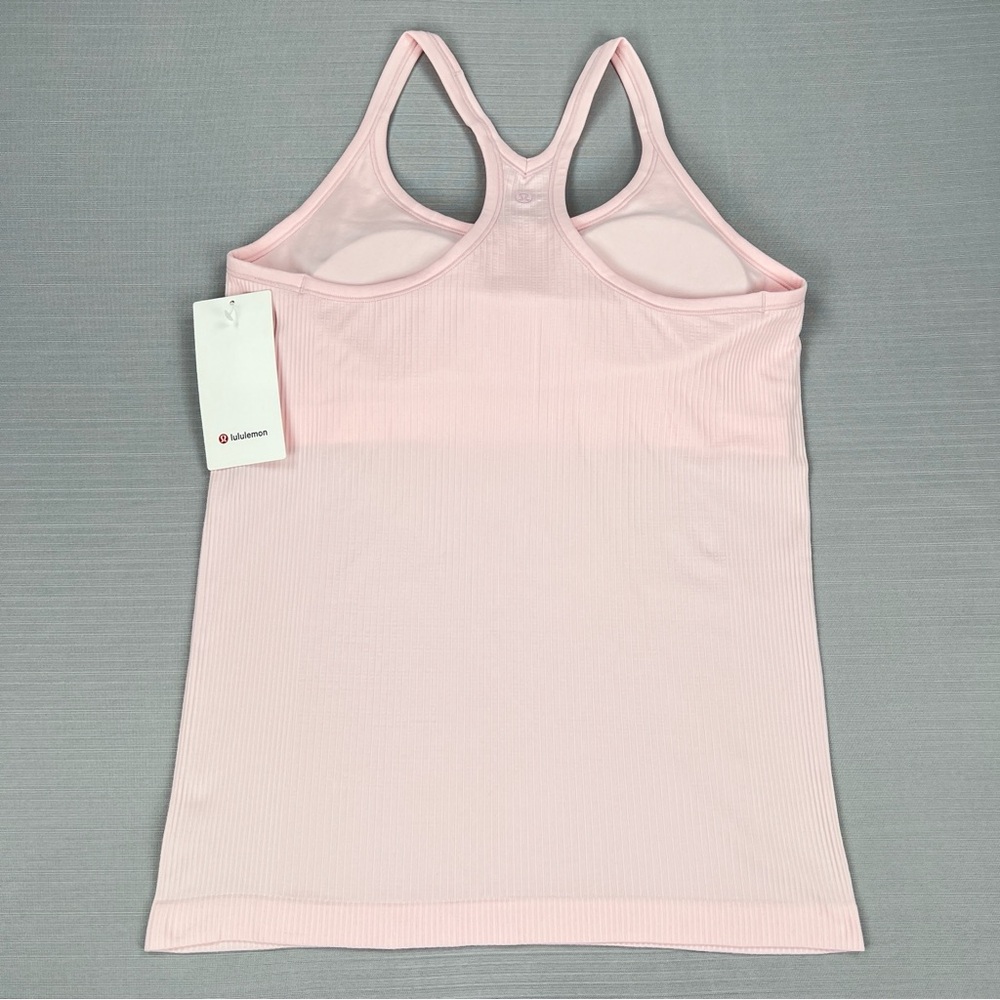 RARE! NEW Lululemon 2022 Ebb to Street Tank Top Sz. 14 - Strawberry Milkshake - Picture 3 of 8